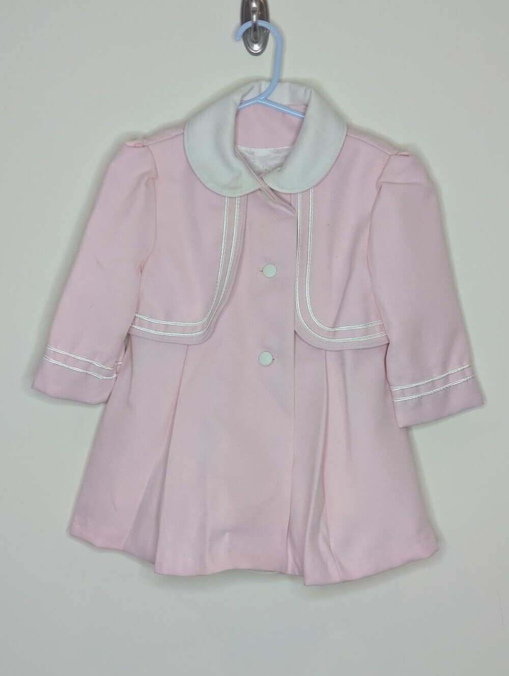 Vintage Freeway Fashions Pink Coat and Hat 2T